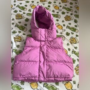 Lululemon Dahlia Mauve Super Cropped Wunderpuff Vest